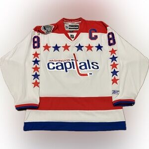 Washington Capitals Alex Ovechkin 2011 Winter Classic Reebok NHL Hockey Jersey L